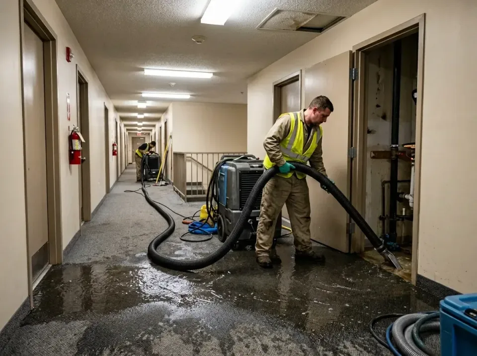 multi-unit-apartment-hallway-f-005 — frequently asked questions, Emergency Burst Pipe Water Extraction & Removal in Whiteman…